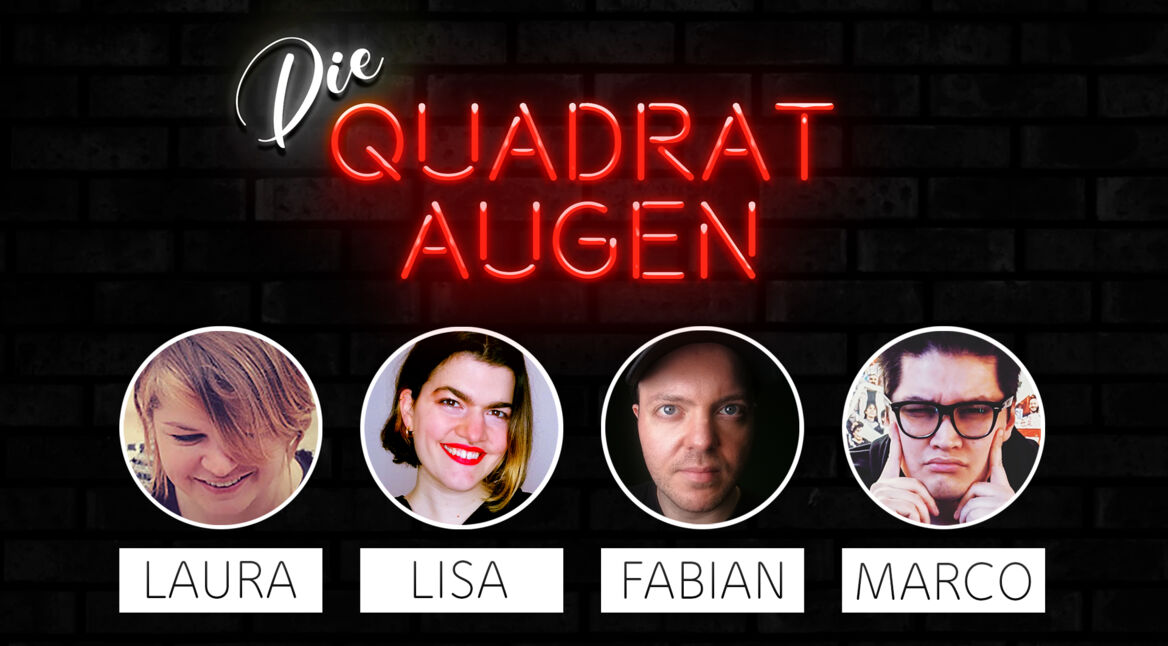 Die Hosts von Die Quadrataugen