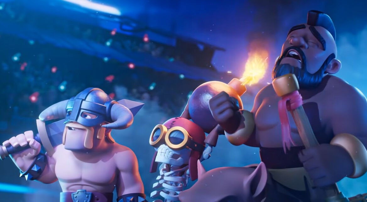 Einige Charaktere aus dem Mobile Game Clash Royale