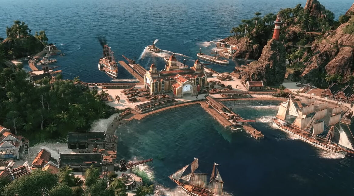 Ein Kontor in Anno 1800: Eden am Ende