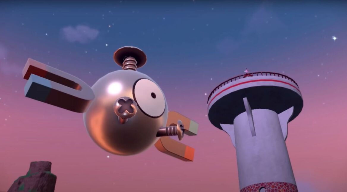 Magnetilo in dem Trailer zu "Pokémon Karmesin" und "Pokémon Purpur"