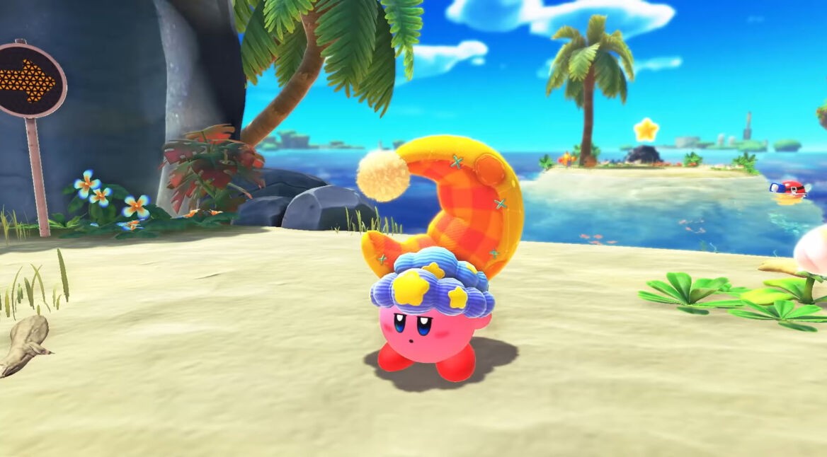 Kirby im Tiefschlaf in Kirby und das vergessene Land