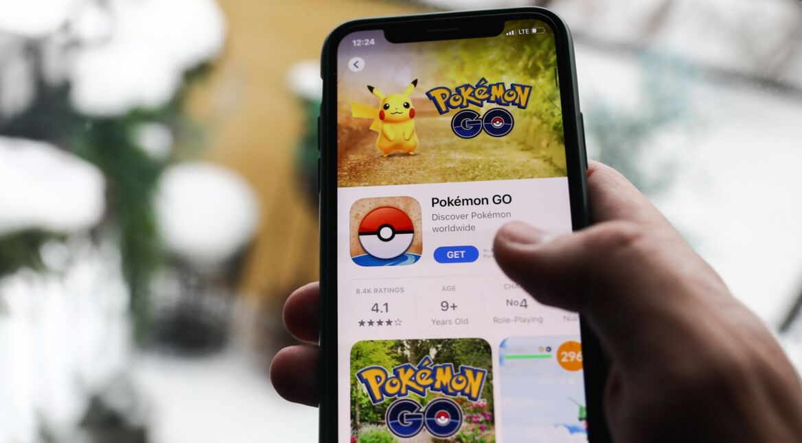 Die "Pokemon GO"-App im App Store am iPhone.