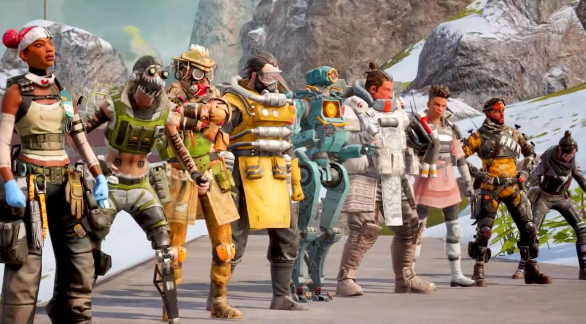 Einige Charaktere aus Apex Legends Mobile