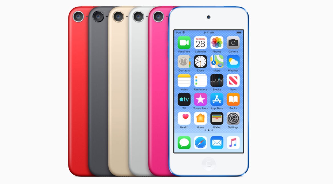 Mehrere iPod Touch nebeneinander