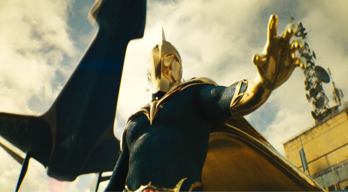 Eine Szene aus dem Film Black Adam zeigt Dr. Fate