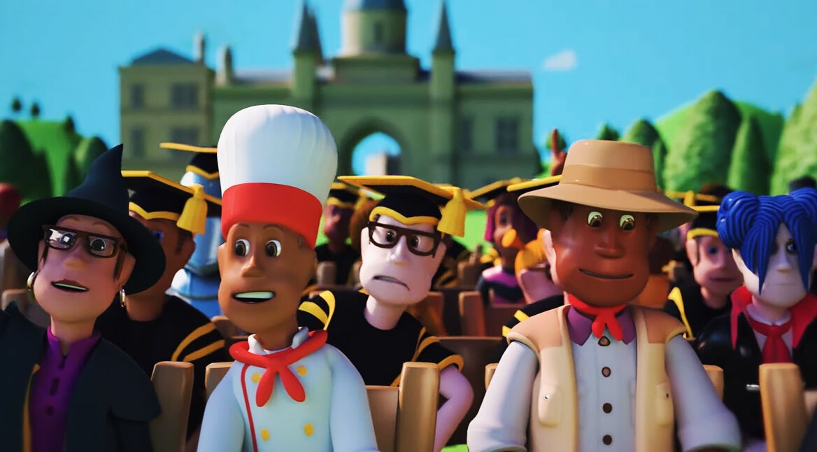 Die Figuren aus Two Point Campus