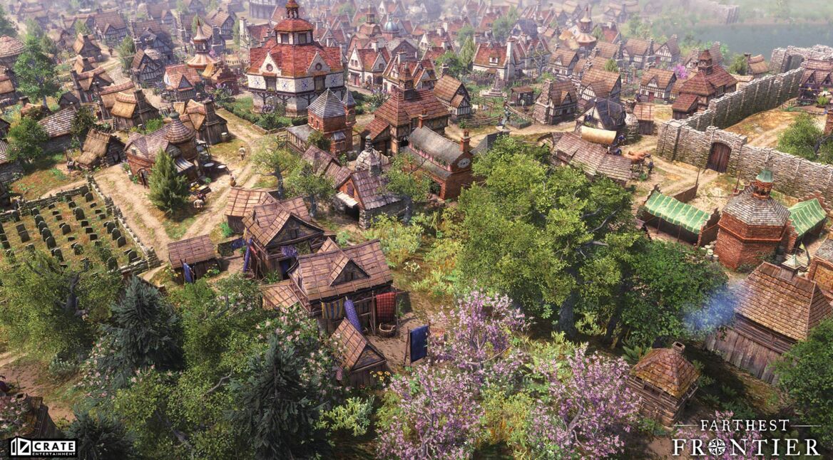 Aufbau eines Stadtlebens in Farthest Frontier