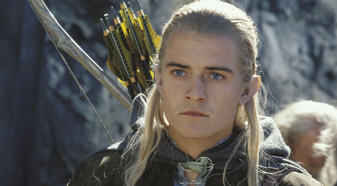 Orlando Bloom als Elb Legolas im Film Der Herr der Ringe: Die zwei Türme