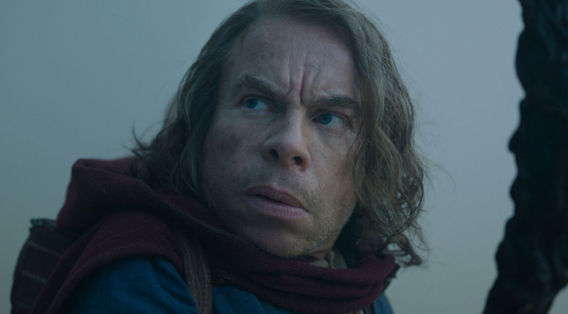 Warwick Davis als Willow Ufgood in der Serie Willow