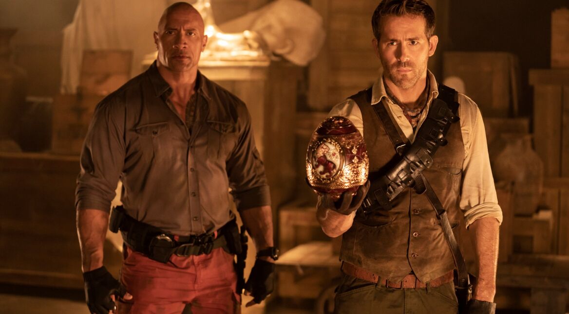 Red Notice, Dwayne Johnson und Ryan Reynolds