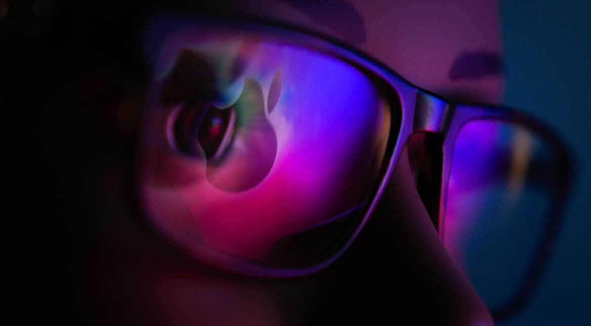 Apple Glasses, Brille mit Apple-Logo