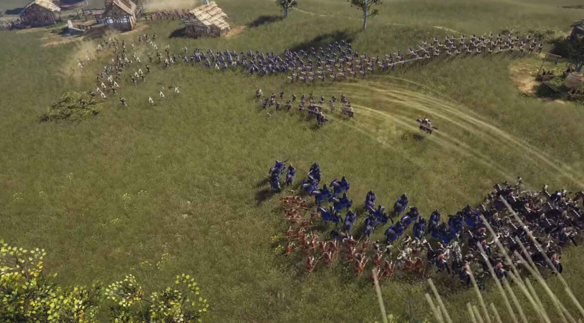 Eine Schlacht in Knights of Honor 2: Sovereign