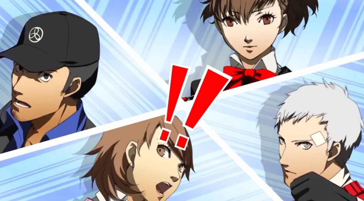 Vier wichtige Charaktere aus Persona 3 Portable