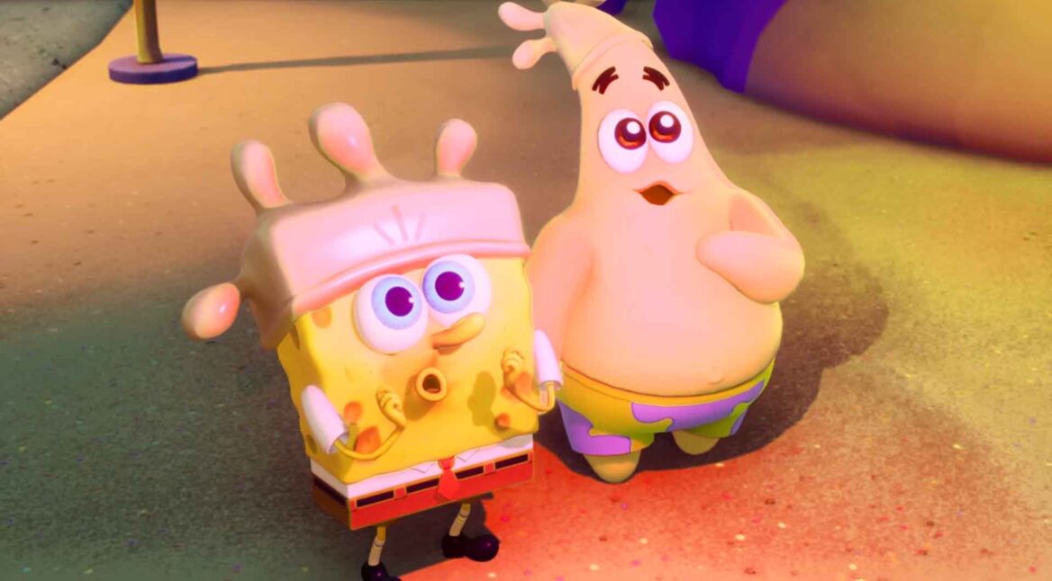 SpongeBob und Patrick in SpongeBob Schwammkopf: The Cosmic Shake