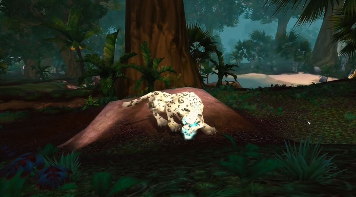 Das Jägerpet: Weiße Großkatze in WoW: Wrath of the Lich King Classic