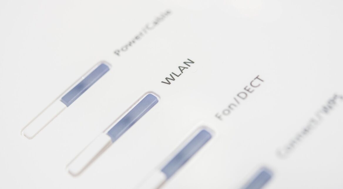 Sigballampen eines AVM-Routers