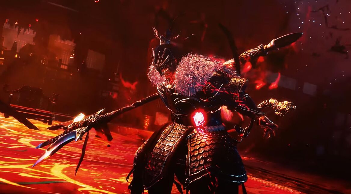 Ein Charakter aus dem Spiel Wo Long: Fallen Dynasty