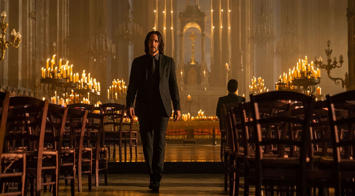 john wick in der kirche