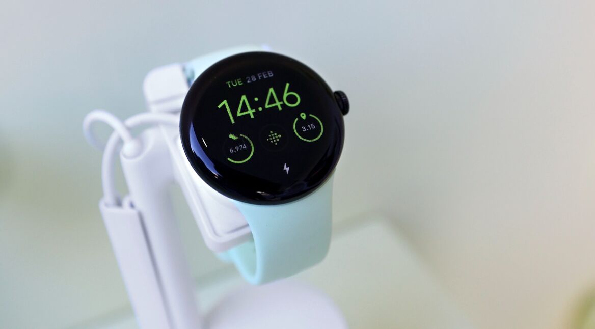 Eine Smartwatch von Google