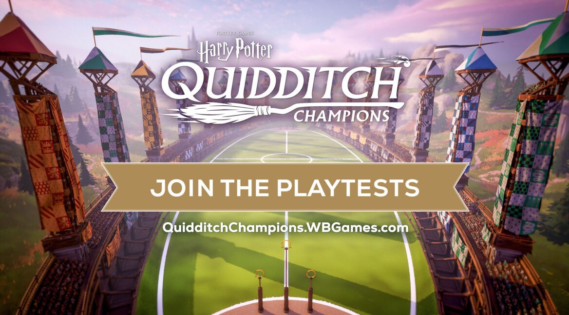 Spielfeld des Multiplayer Harry Potter-Spiels Harry Potter: Quidditch Champions