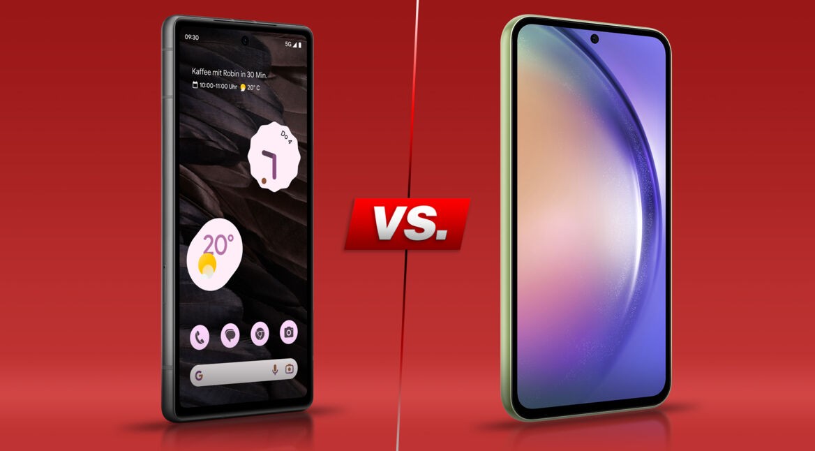 Pixel 7a und Galaxy A54 5G