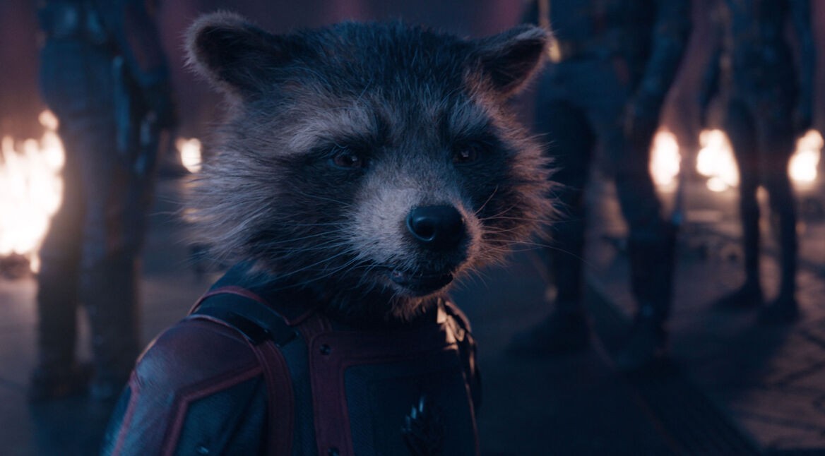 rocket von den guardians of the galaxy