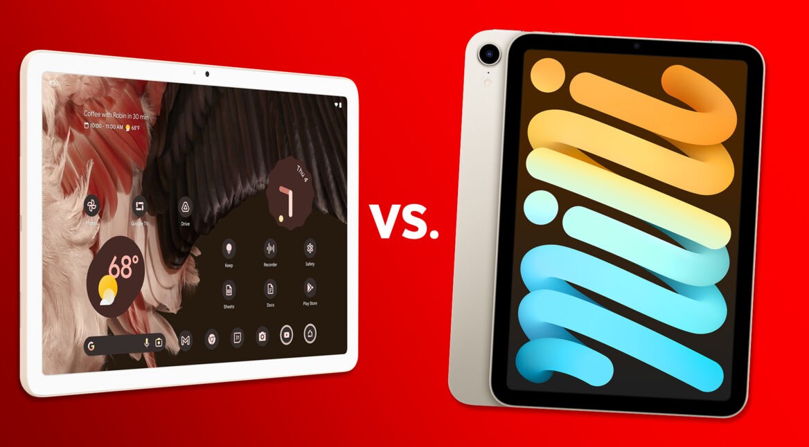 Pixel Tablet und iPad mini 6