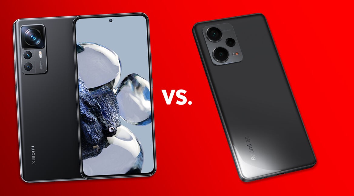 Xiaomi Redmi Note 12T Pro 5G und Xiaomi Redmi Note 12 Pro 5G