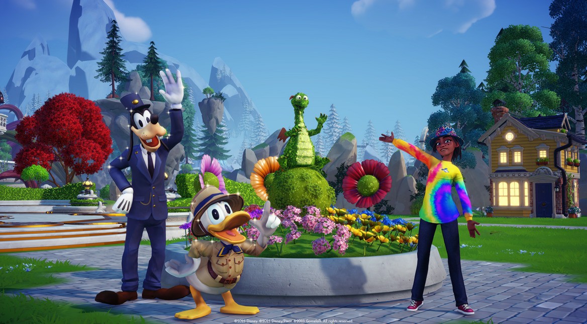 Goofy und Donald in "Disney Dreamlight Valley"