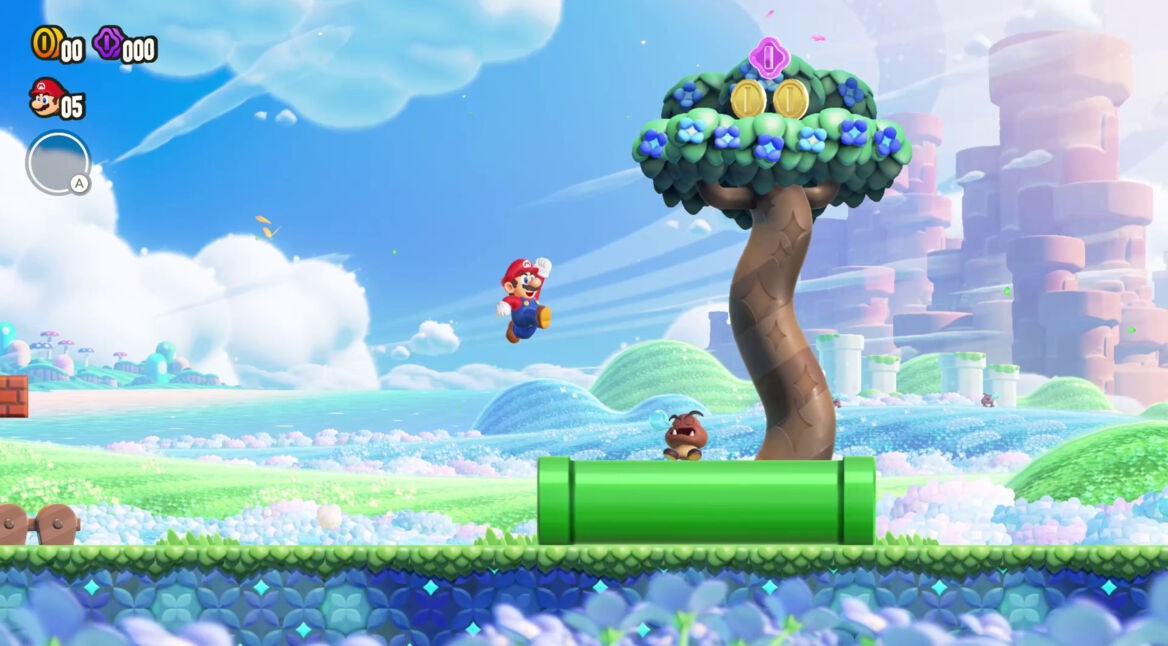 Einblick ins neue Super Mario Bros Wonder Game