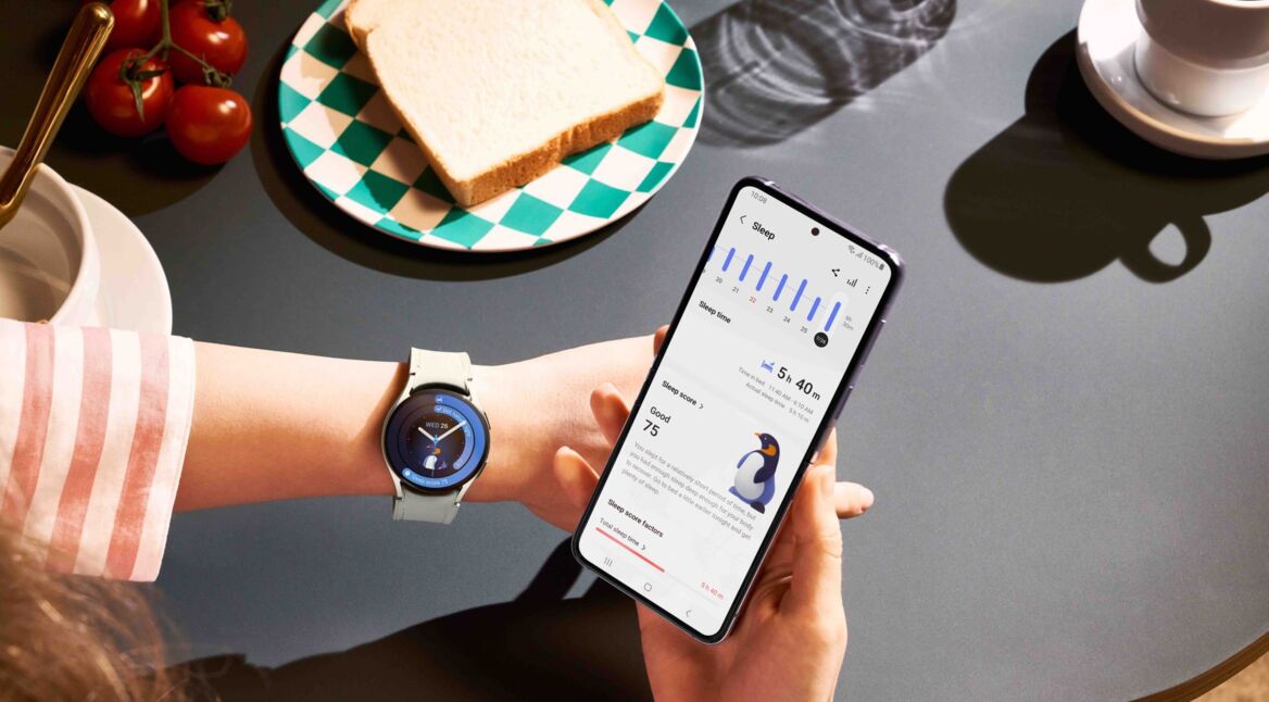 Das Display des Galaxy Z Flip5
