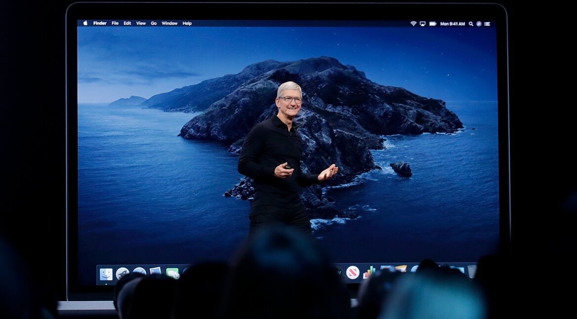 Tim Cook auf der Apple Keynote 2019