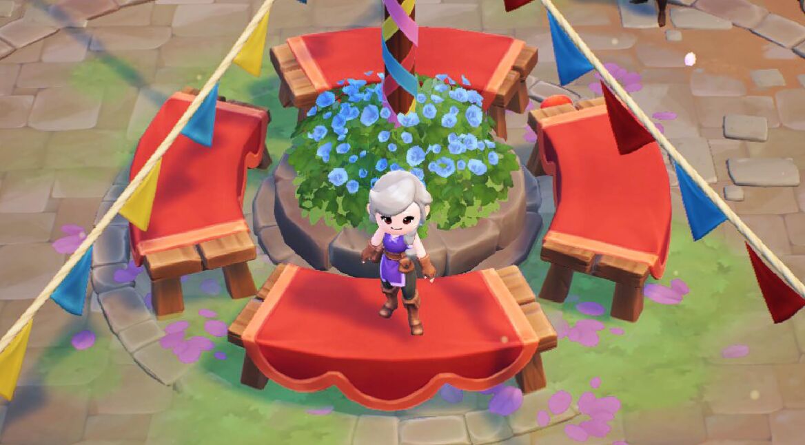 Ein Charakter aus dem Spiel "Fae Farm"