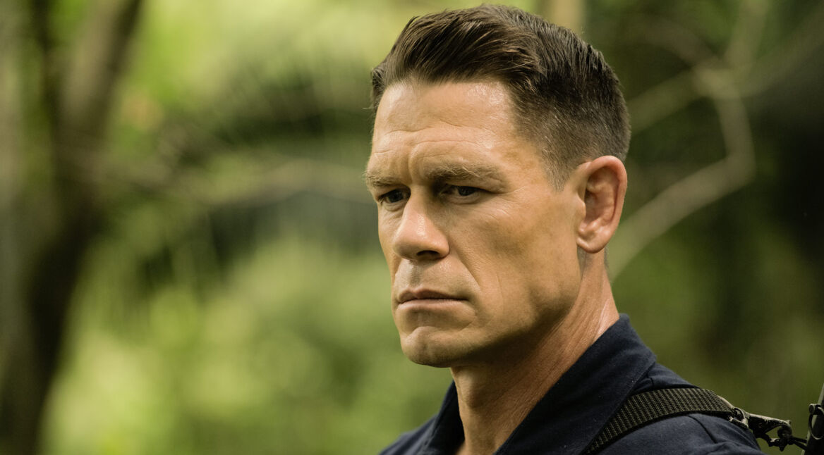 Nahaufnahme von John Cenas Gesicht