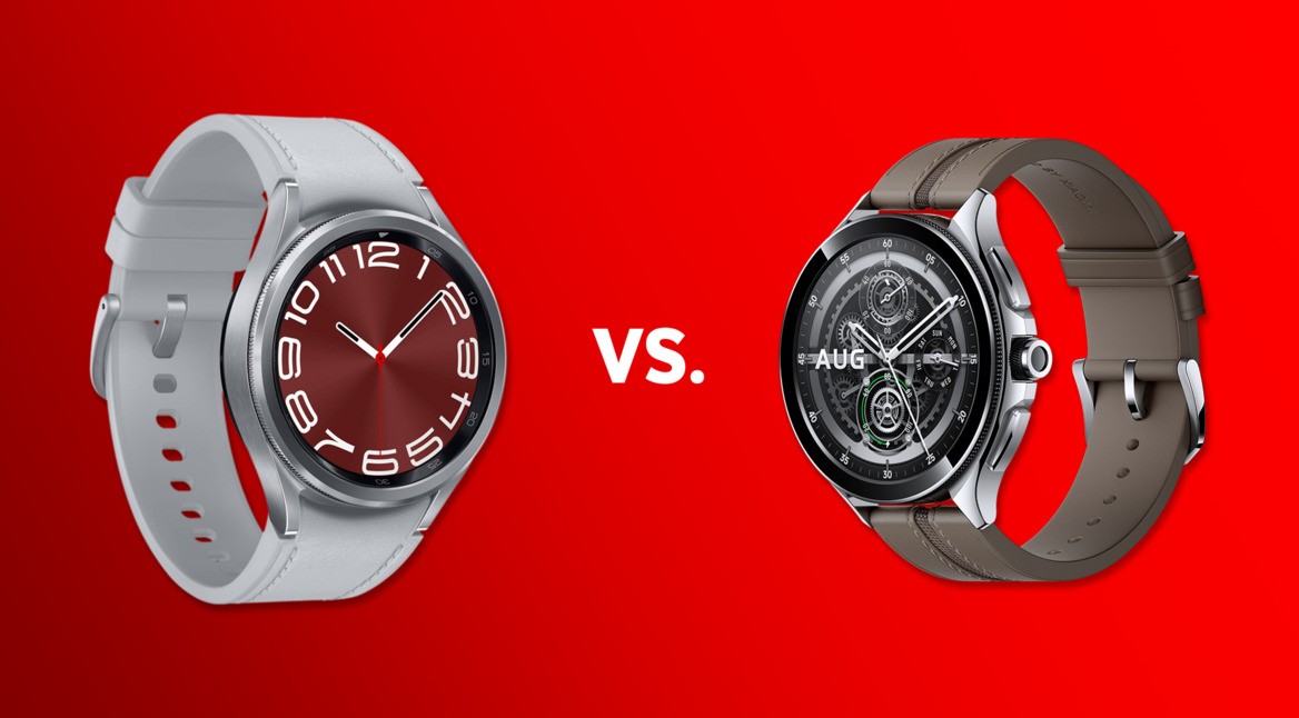 Die Galaxy Watch6 Classic und die Xiaomi Watch 2 Pro gegenübergestellt