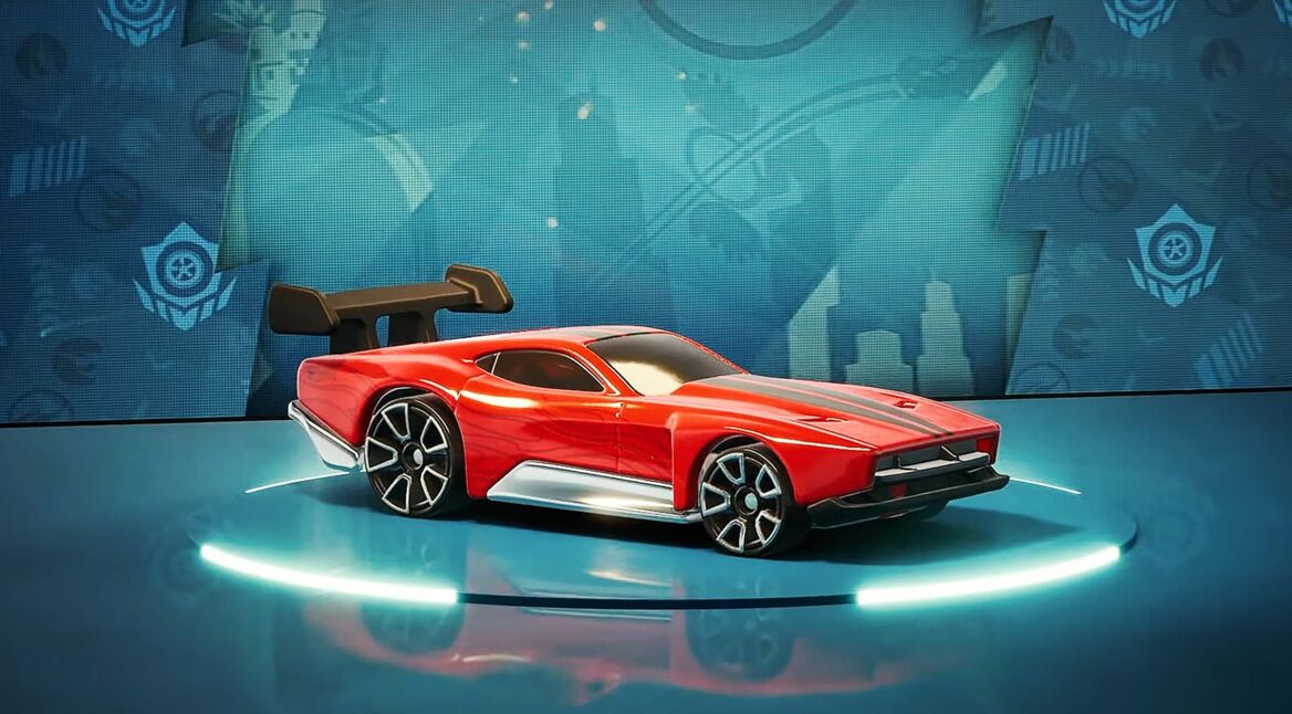 Ein Auto im Showcase aus Hot Wheels Unleashed 2