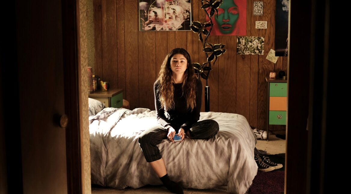 Szene aus der Serie "Euphoria" mit Zendaya