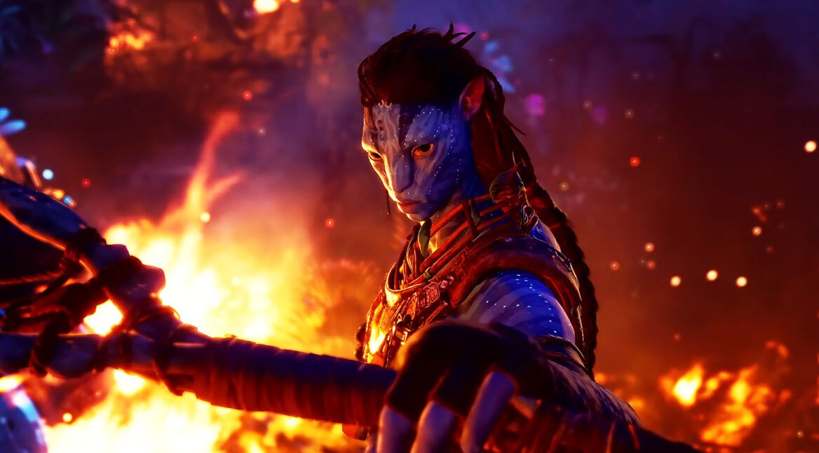 Ein Na'vi aus Avatar: Frontiers of Pandora