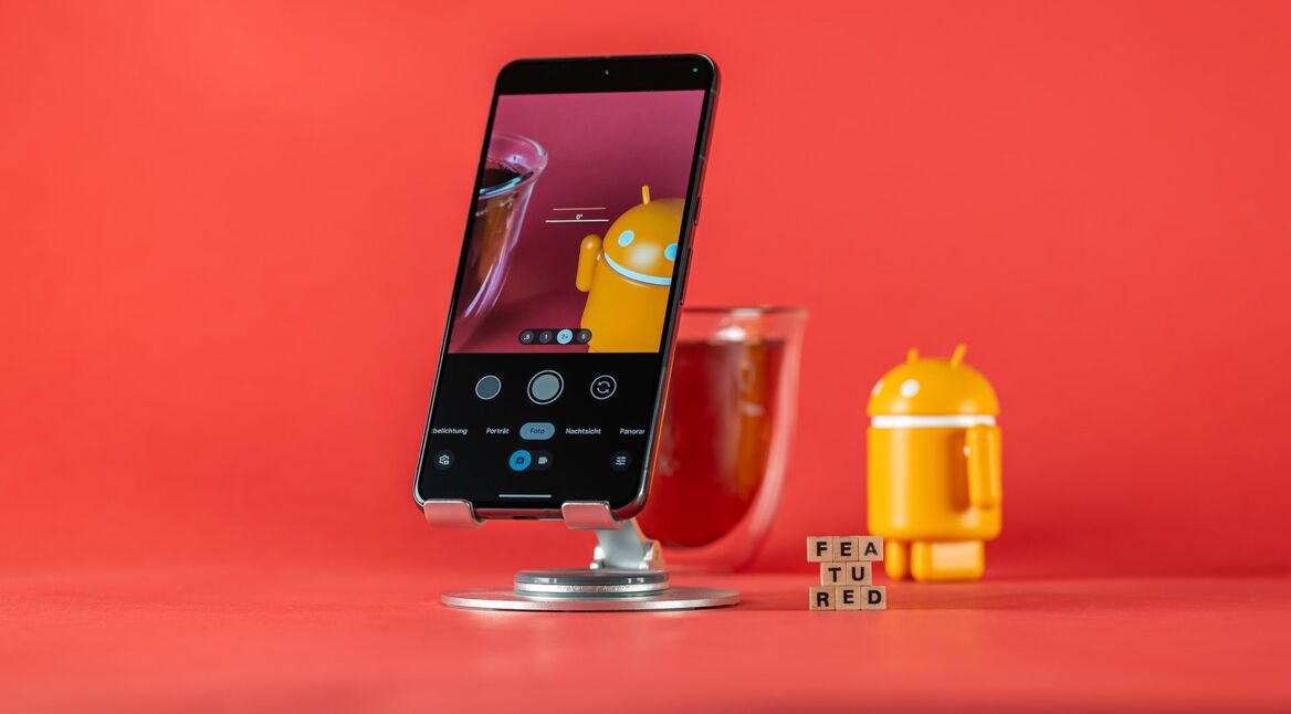 Geöffnete Kamera-App auf dem Pixel 8 Pro