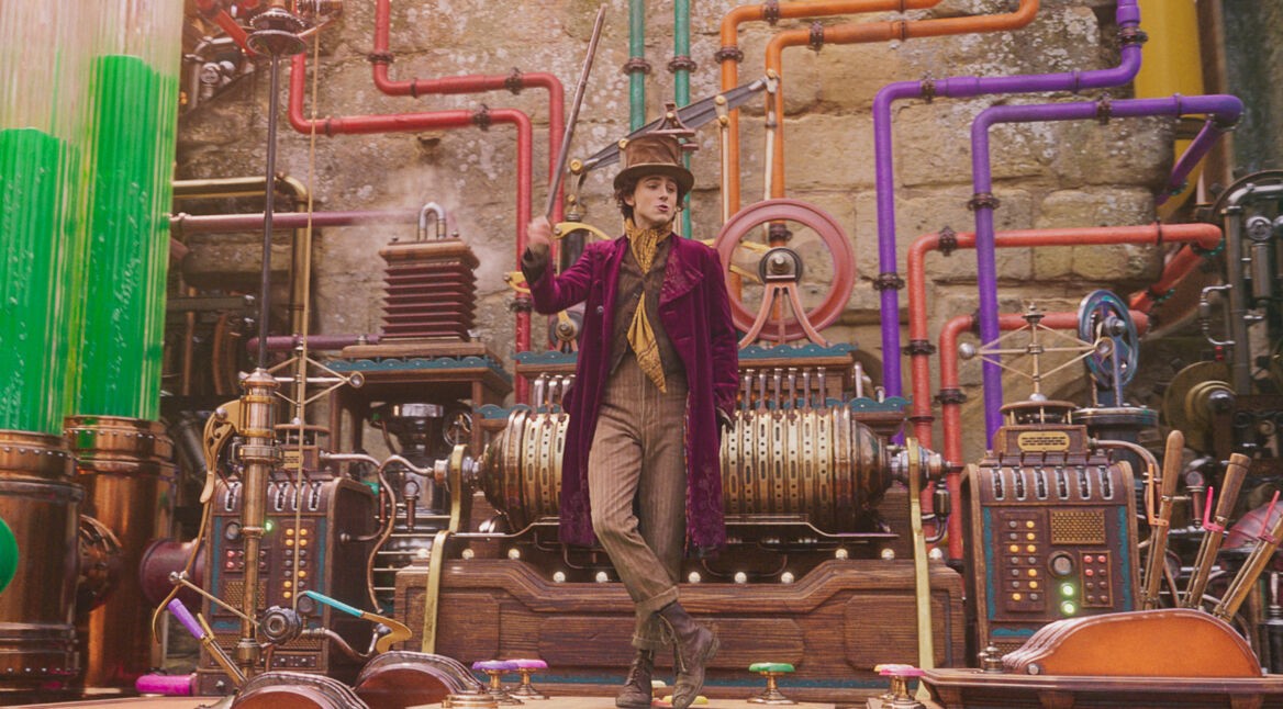 Timothée Chalamet in Wonka