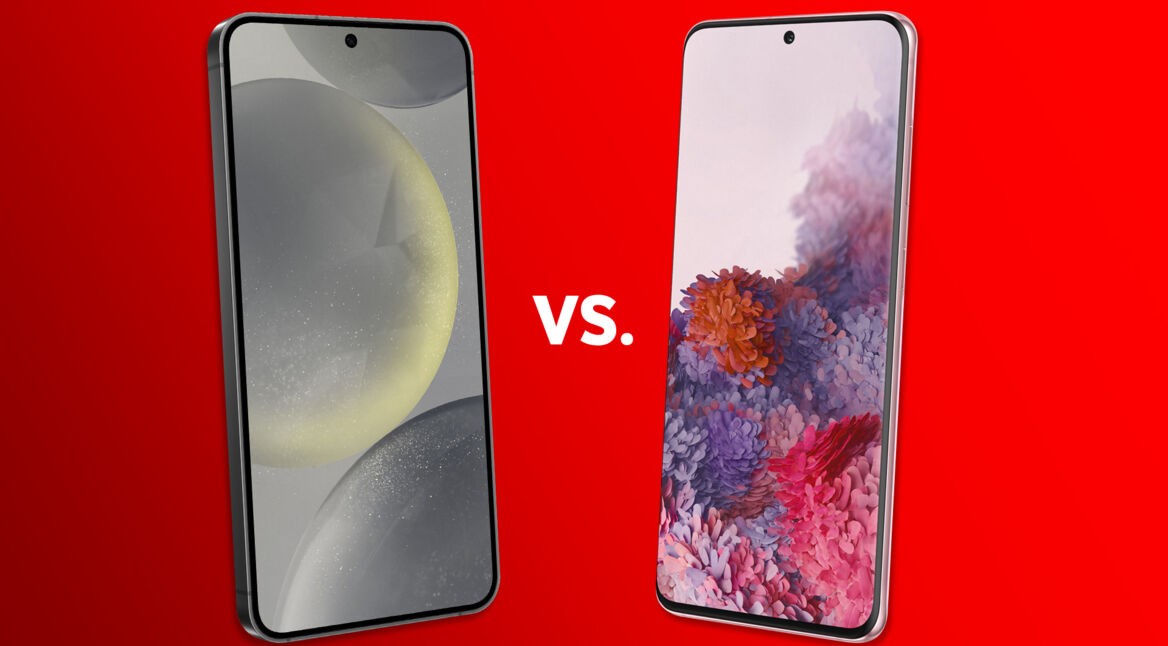 Das Galaxy S24 und Galaxy S20 gegenübergestellt
