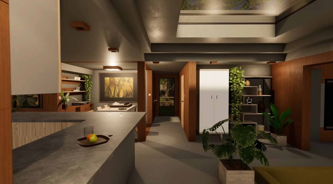 Ein renoviertes Haus in House Flipper 2