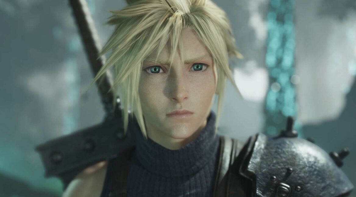 Protagonist Cloud in "Final Fantasy VII Rebirth".