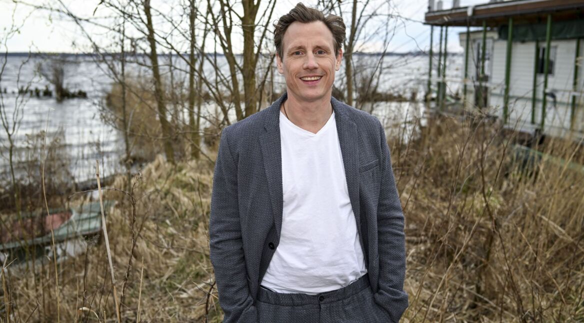 "Dr. Nice"-Hauptdarsteller Patrick Kalupa bei einem Fototermin