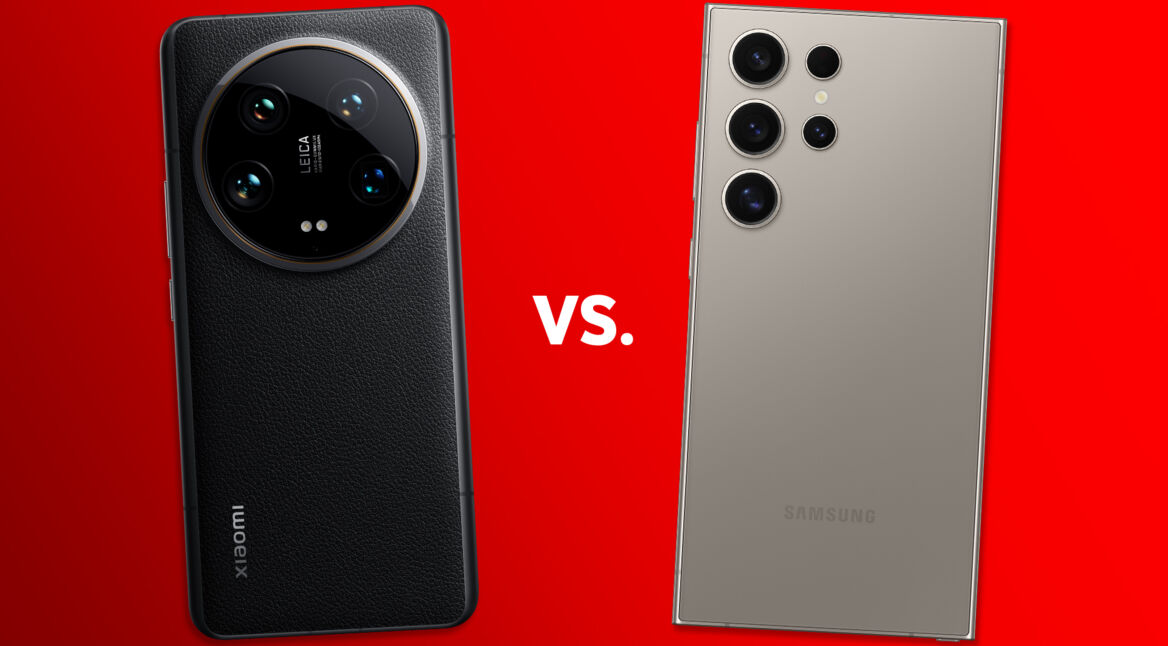 Das Xiaomi 14 Ultra und Galaxy S24 Ultra gegenübergestellt
