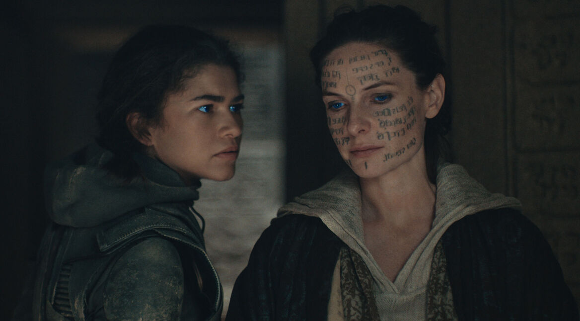 zendaya und rebecca ferguson in dune part two