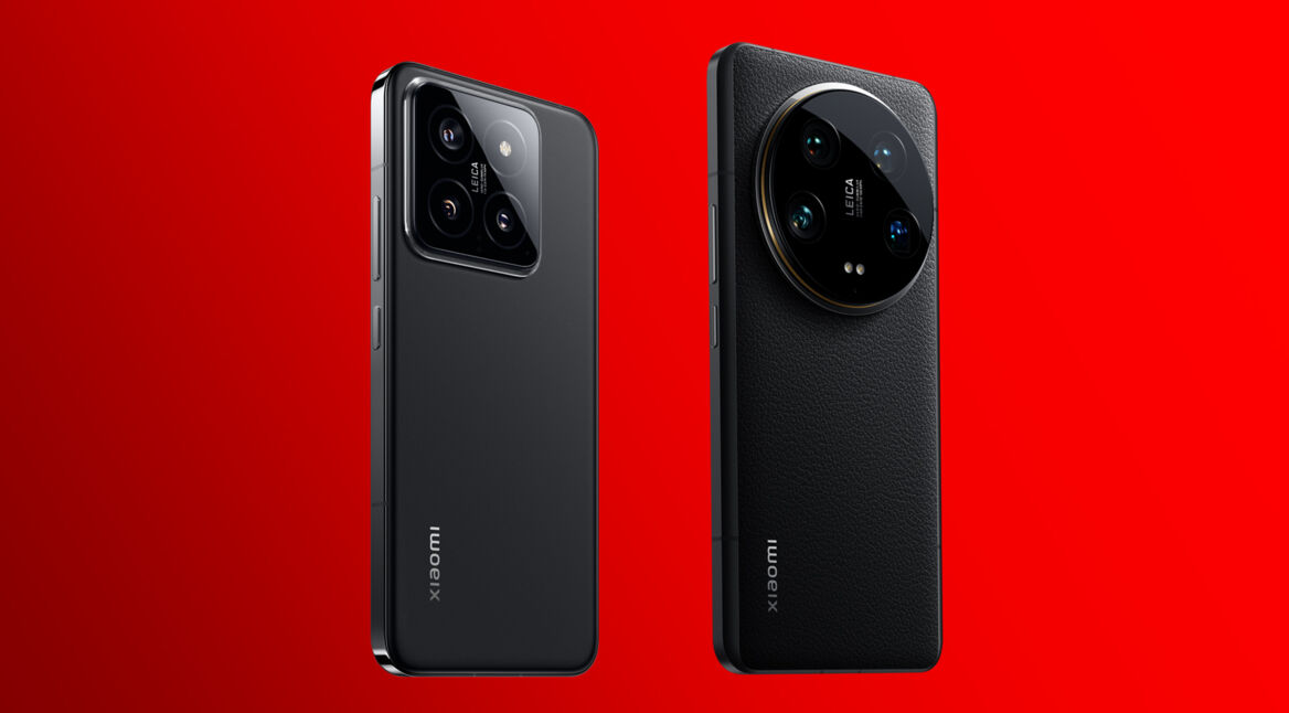 Das Xiaomi 14 und 14 Ultra nebeneinander
