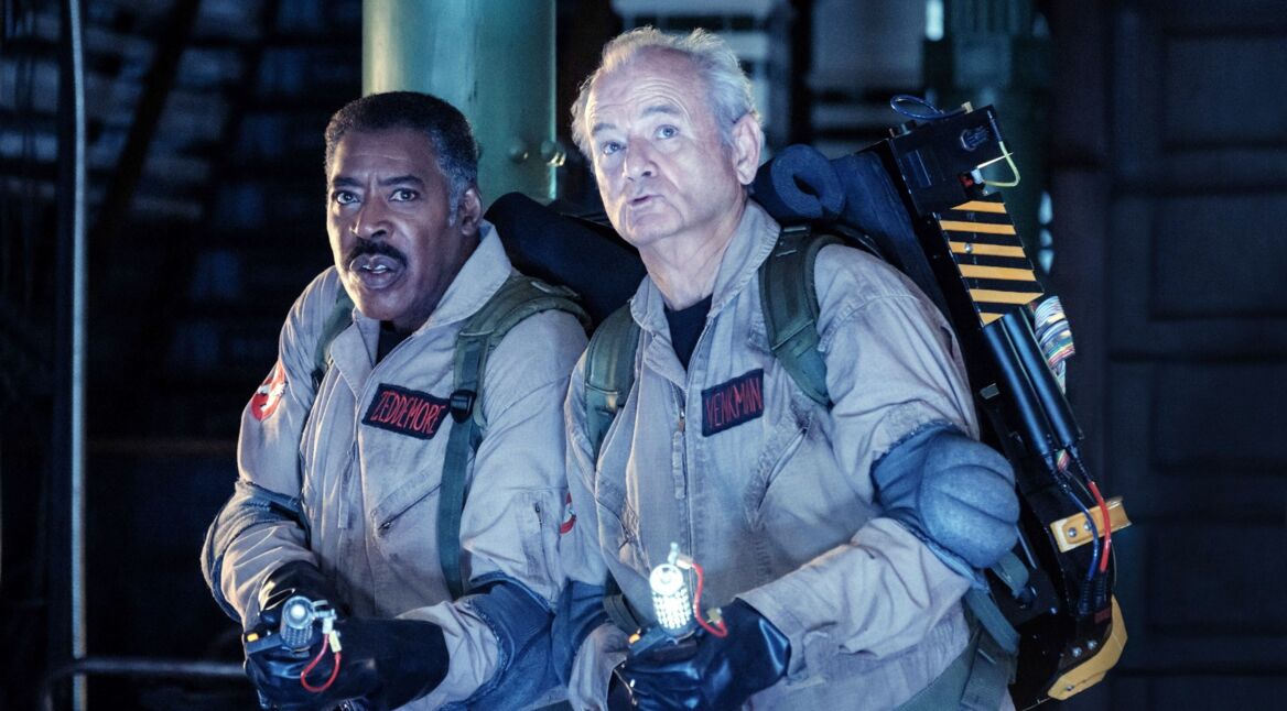 Die Schauspieler Ernie Hudson und Bill Murray