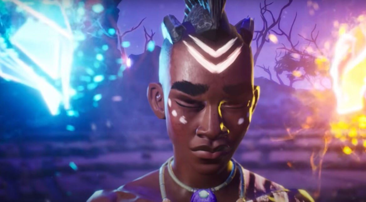 Der junge Schamane Zau in "Tales of Kenzera: Zau".