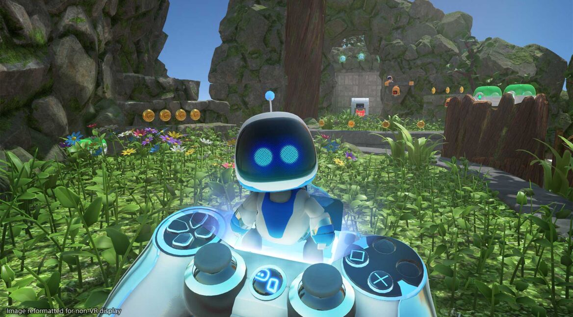 Astro Bot im Game zu sehen.